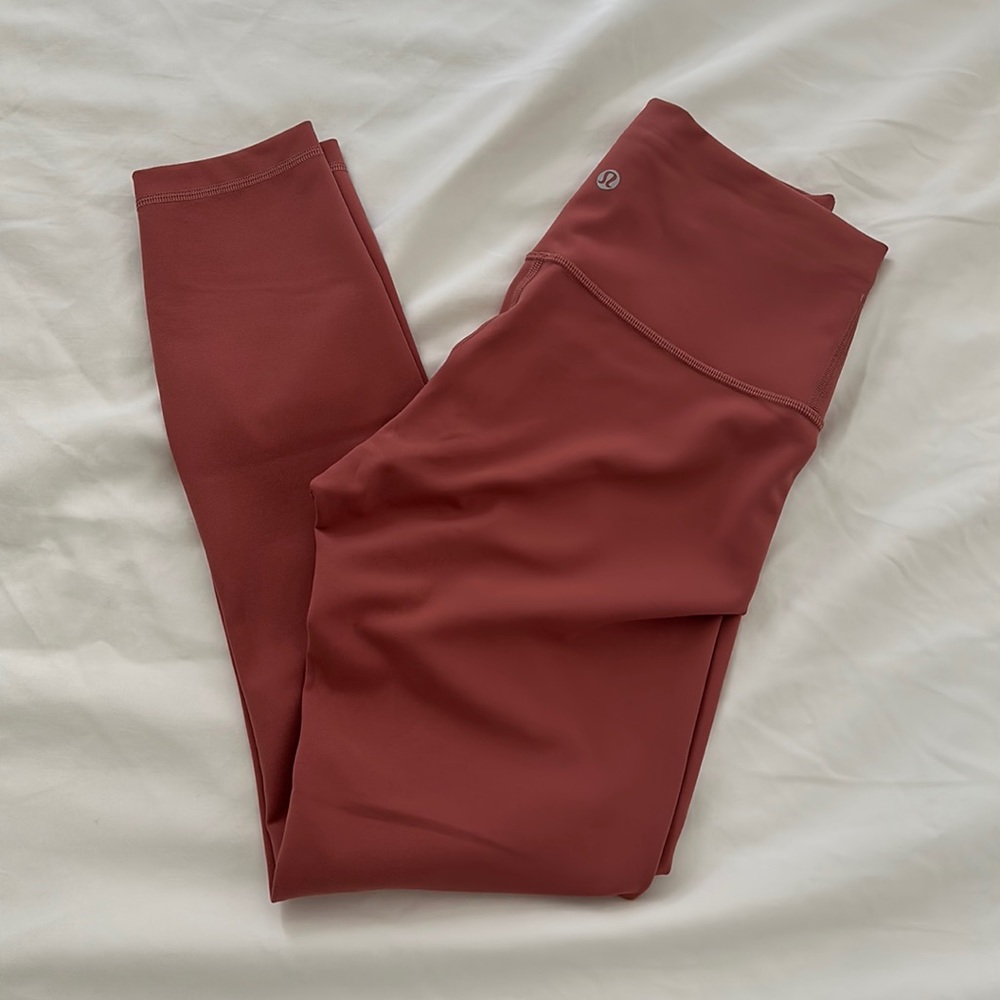 Lululemon Wunder Train High Rise Tight 25" - Brier Rose - Size 6 - EUC
